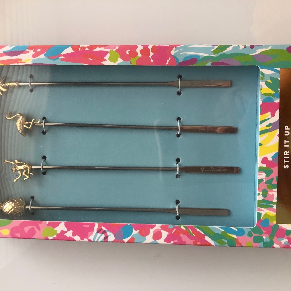 Lilly Pulitzer drink swizzles
